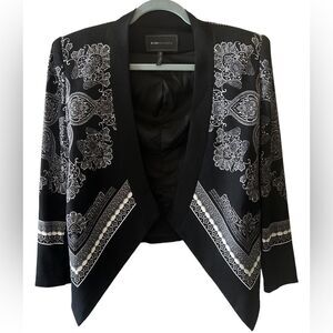 BCBGMaxAzria Padded Shoulder Blazer Abree